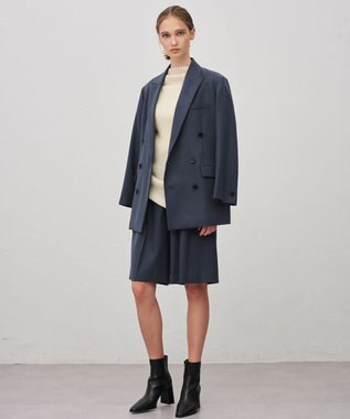 uncrave フランネル BIG ジャケット ブルーグレー