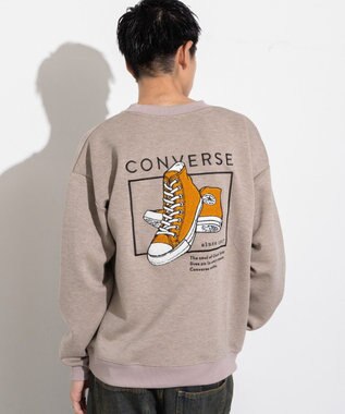 WEGO 【ユニセックス着用ITEM】CONVERSEバックサガラプルオーバー グレー