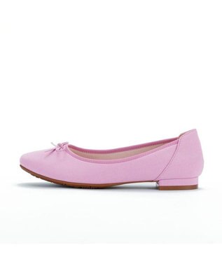 AcureZ オトナのリボンバレエ「母趾にやさしい美パンプス」 ピンク