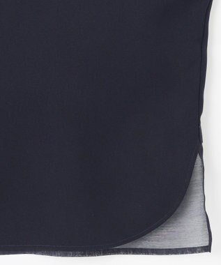 23区 【洗える/一部店舗限定】ストレッチジョーゼット シアー カットソー ネイビー系