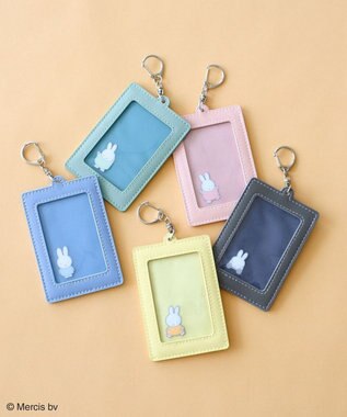 Green Parks Miffy/カラフルカードケース Gray