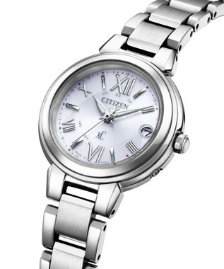 CITIZEN 【xC】エコ・ドライブ電波時計 ES9430-54A 日付・秒針あり 上品で洗練された定番デザイン シルバー