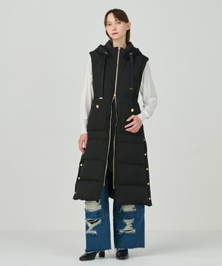 GRACE CONTINENTAL 2WAYロングダウンコート ブラック