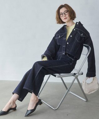 WEGO 【SETUP対応アイテム】デニムジャケット デニムインディゴ