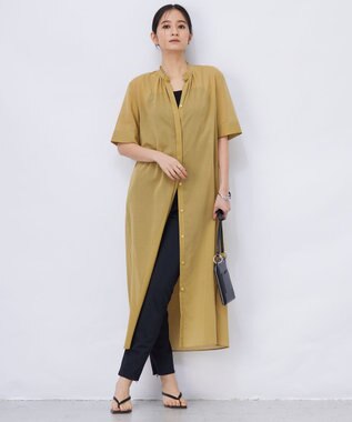 ICB L 【洗える】 テックストレッチ レギンスパンツ ブラック系