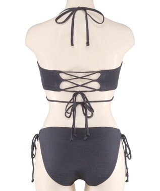 San-ai Resort（三愛水着楽園） 【FUWAMARU】ノンワイヤーバンドゥビキニ　9M　【San-ai Resort（サンアイリゾート）】 ネイビー