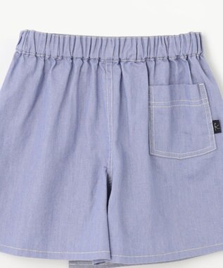 組曲 KIDS 【150-160cm】デニム ショートパンツ ブルー系