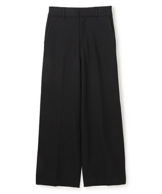 UNFILO 【ウエストゴム/14サイズ展開】beauty warm pants ワイド ブラック