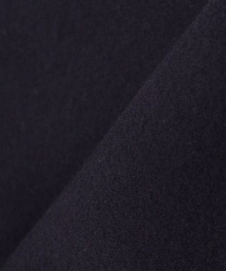 23区 ウールリバー スタンドカラーコート ダークネイビー系