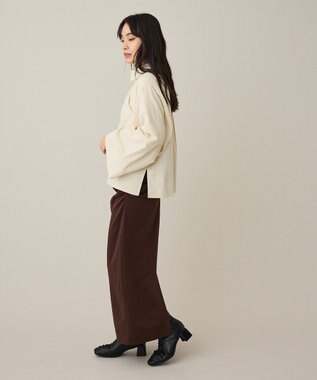 CRAFT STANDARD BOUTIQUE ビッグ袖デザインシャツ Ivory