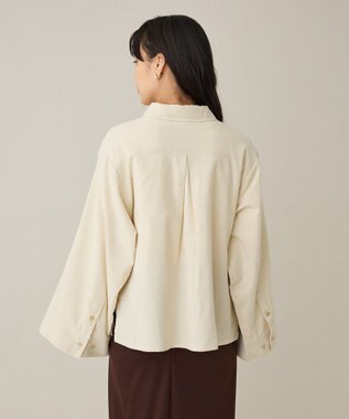 CRAFT STANDARD BOUTIQUE ビッグ袖デザインシャツ Ivory