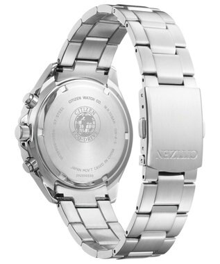 CITIZEN 【ビジネスに】人気ロングセラー 光発電エコ・ドライブ クロノグラフ ブラック