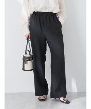 earth music&ecology ギャザーパンツ Black