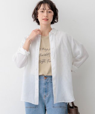 23区 S 【先行予約】LIBECOリネン ベーシック シャツ