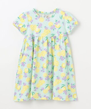 ANY KIDS カットソー サマー ワンピース ミントレモン