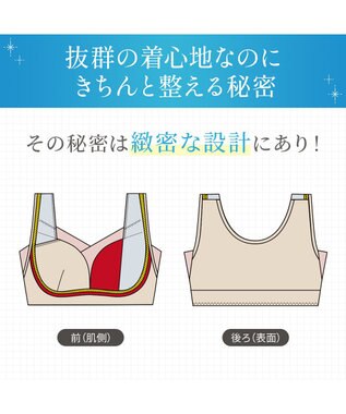 BRADELIS New York 【Yukine inc. / ブラデリス】ゆきねえとろりソフトシルク混ライトブラ25 着心地重視 軽くて快適 接触冷感機能付き 補正下着 パールグレージュ