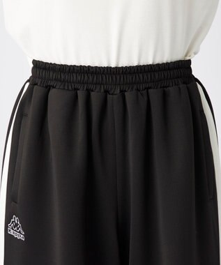 OP／FILA 【Kappa】ジャージ トラックワイドパンツ ブラック