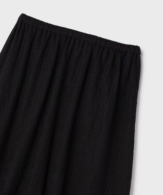 GRACE CONTINENTAL ティアードエンブロイダリースカート ブラック