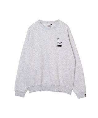 WEGO 【ユニセックス着用ITEM】VISIONゴーストスケータープルオーバー アッシュグレー