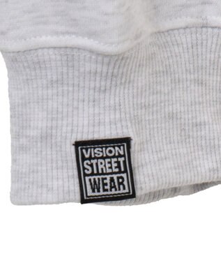 WEGO 【ユニセックス着用ITEM】VISIONゴーストスケータープルオーバー アッシュグレー