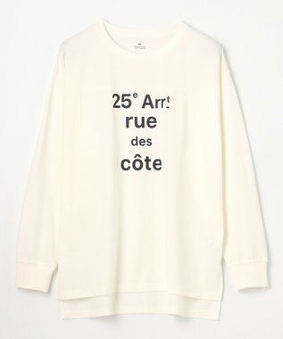 ANY L フットボールロングスリーブＴシャツ オフ