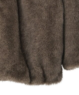 Green Parks ミンクライクファーブルゾン Gray