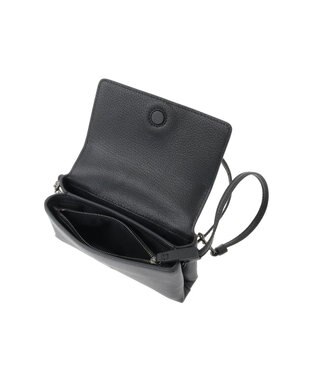 genten エッセンシャルゴート 2WAYポシェット クロ