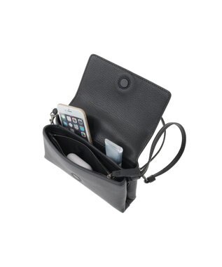 genten エッセンシャルゴート 2WAYポシェット クロ