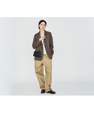 genten エッセンシャルゴート 2WAYポシェット クロ