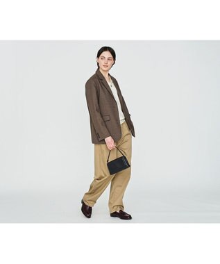 genten エッセンシャルゴート 2WAYポシェット クロ