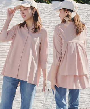 バックタックフレアチュニック