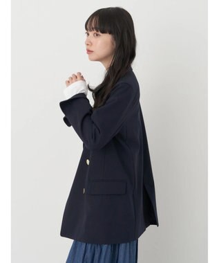 earth music&ecology ダブルテーラードジャケット Navy