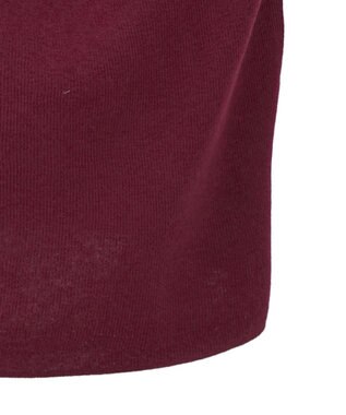 earth music&ecology ドレープニットプルオーバー Bordeaux