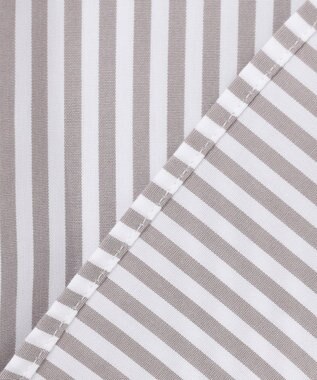 GOTAIRIKU 【形態安定】PREMIUMPLEATS_ボタンダウンカラー 通年ドレスシャツ_ストライプ(25年春夏モデル) ダークブラウンストライプ