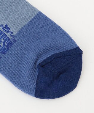 J.PRESS KIDS 【19-26cm】ボーダーソックス ブルー系