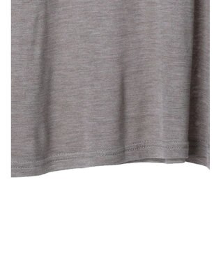 Green Parks ■Ｆｉｒｓｔ　Ｌｏｖｅ　シアーハイネックプルオーバー Gray Mixture