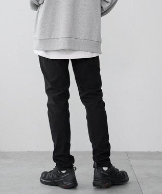 WEGO 【新色ブラックソノタは接触冷感/ユニセックス着用ITEM/ストレッチ/SMLXLサイズ展開】スキニーパンツ ブラック