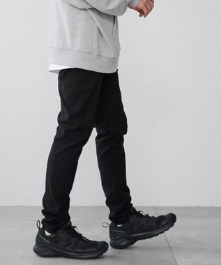 WEGO 【新色ブラックソノタは接触冷感/ユニセックス着用ITEM/ストレッチ/SMLXLサイズ展開】スキニーパンツ ブラック