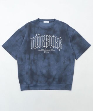 WEGO 【ユニセックス着用ITEM/MLサイズ展開】スノーパターンポンチT（SS） ブルー