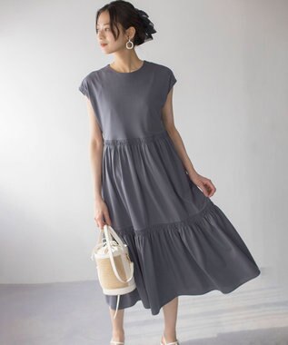 サマージャージーティアード ワンピース