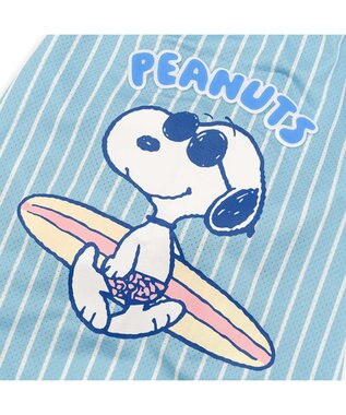 PET PARADISE スヌーピー クール ロンパース 《サーフ柄》 小型犬 ライトブルー