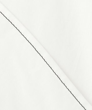 BEIGE， AXI / 刺繍ステッチ ドルマンスタンドブラウス Ecru