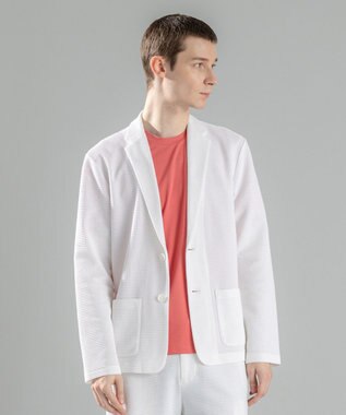 JOSEPH HOMME ＜新色追加＞【オリジナル素材/シワになりにくい】ライトタックジャージー パッチポケット ジャケット ホワイト系