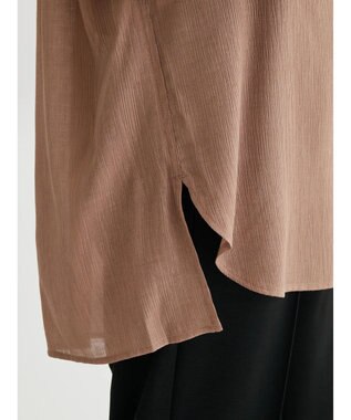 Green Parks ワッシャービッグシャツ Brown