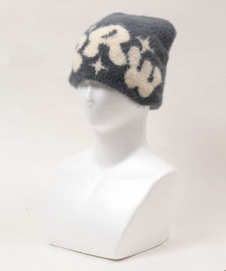 WEGO RRWロゴシャギーニットワッチ グレー