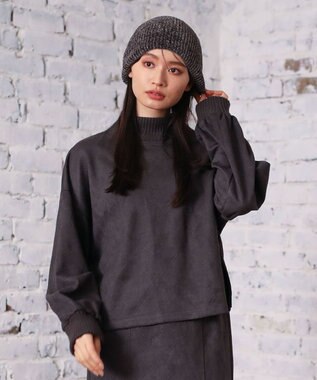 Green Parks ・ＥＬＥＮＣＡＲＥ　ＤＵＥ　エンボスプルオーバー Charcoal Gray