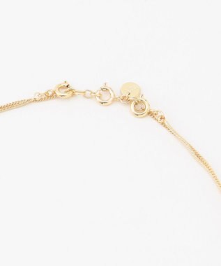 自由区 3WAYショートドロップ ネックレス ゴールド系