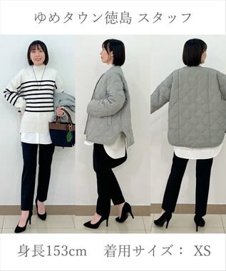 UNFILO L 【ウエストゴム/14サイズ展開】beauty warm pants テーパード ブラック