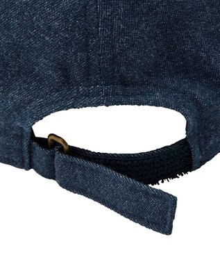 MIKI HOUSE HOT BISCUITS 【44-52cm】 くまのお顔 デニムキャップ インディゴブルー