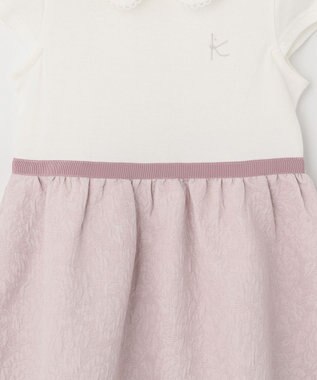 組曲 KIDS 【110-130cm】ジャガード セットアップ ピンク系